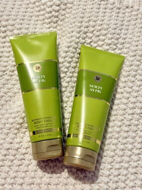 Set of 2 - Bath & Body Works - Guilty As Fig Body Cream